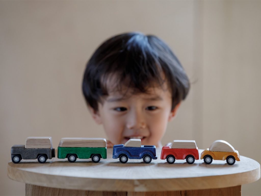 PlanWorld Sustainable Wooden Cars | PlanToys 6285
