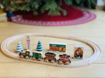 North Pole Village Train Set | Made in USA NameTrain