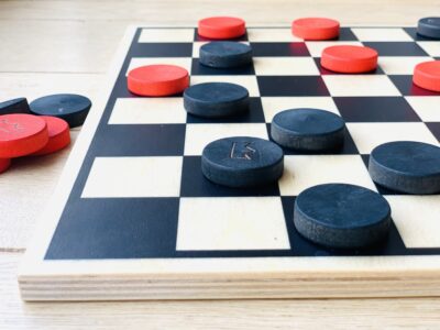 Basic Wooden Checkers Set | Made in USA | Games