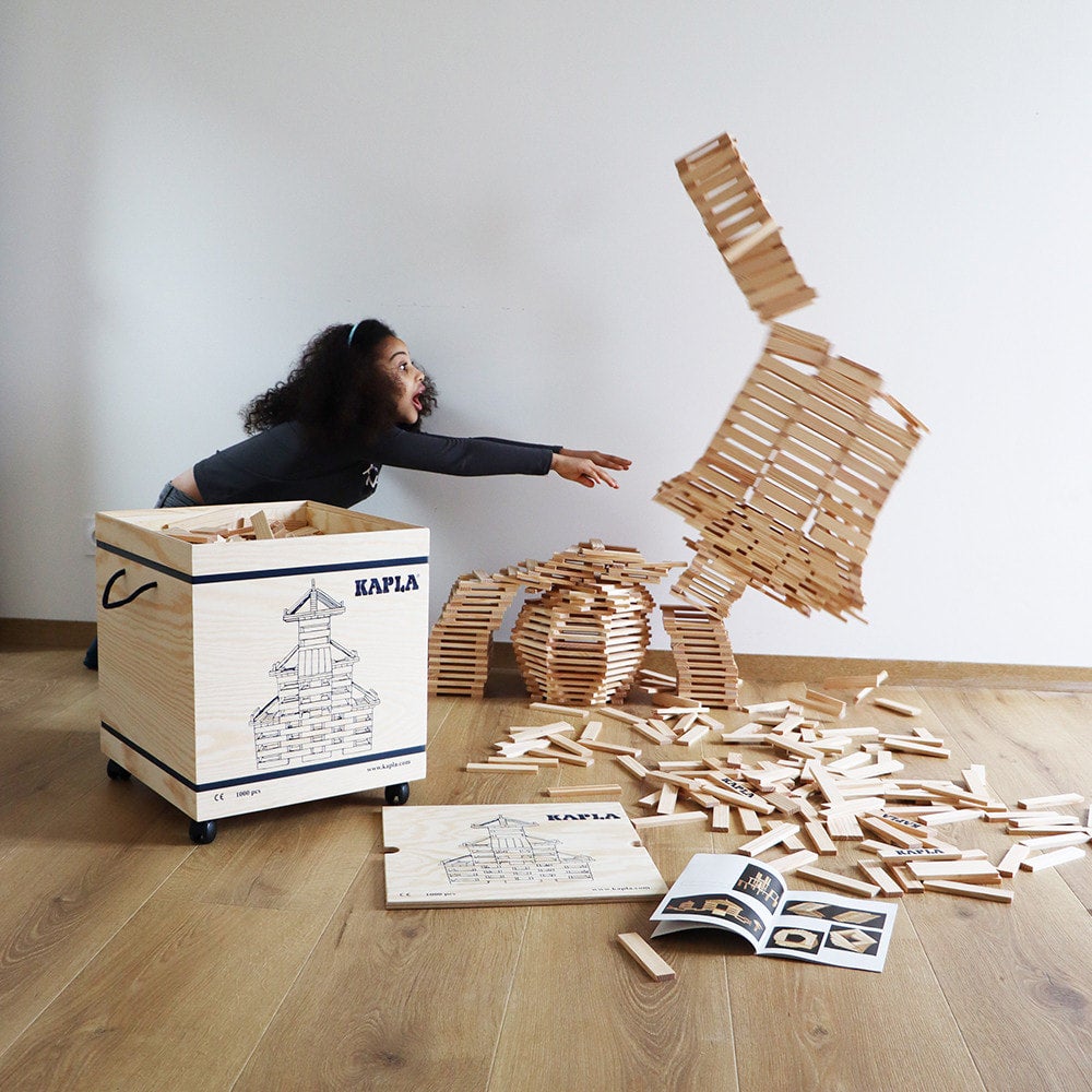 KAPLA 1000 Planks Box | Natural Sustainable Wood