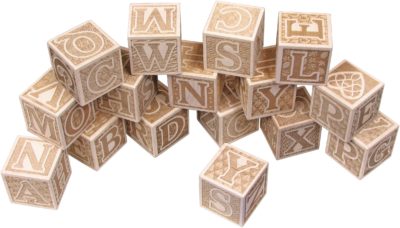 Engraved ABC Wooden Blocks | Made in the USA
