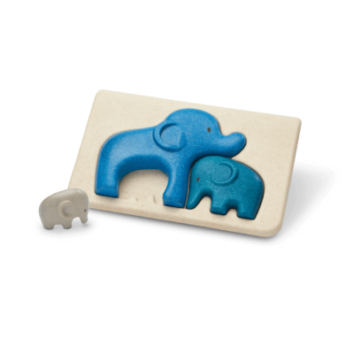 Wooden Elephant Puzzle | 18m+ | Sustainable Toy | PlanToys 4635