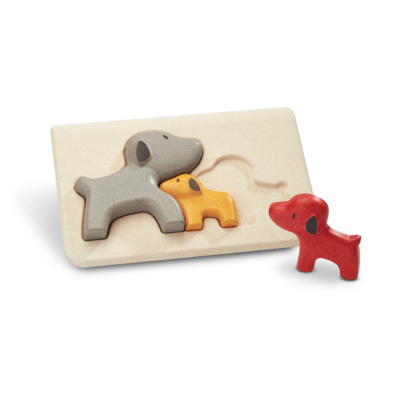 Wooden Dog Puzzle | 18m+ | Sustainable Toy | PlanToys 4636