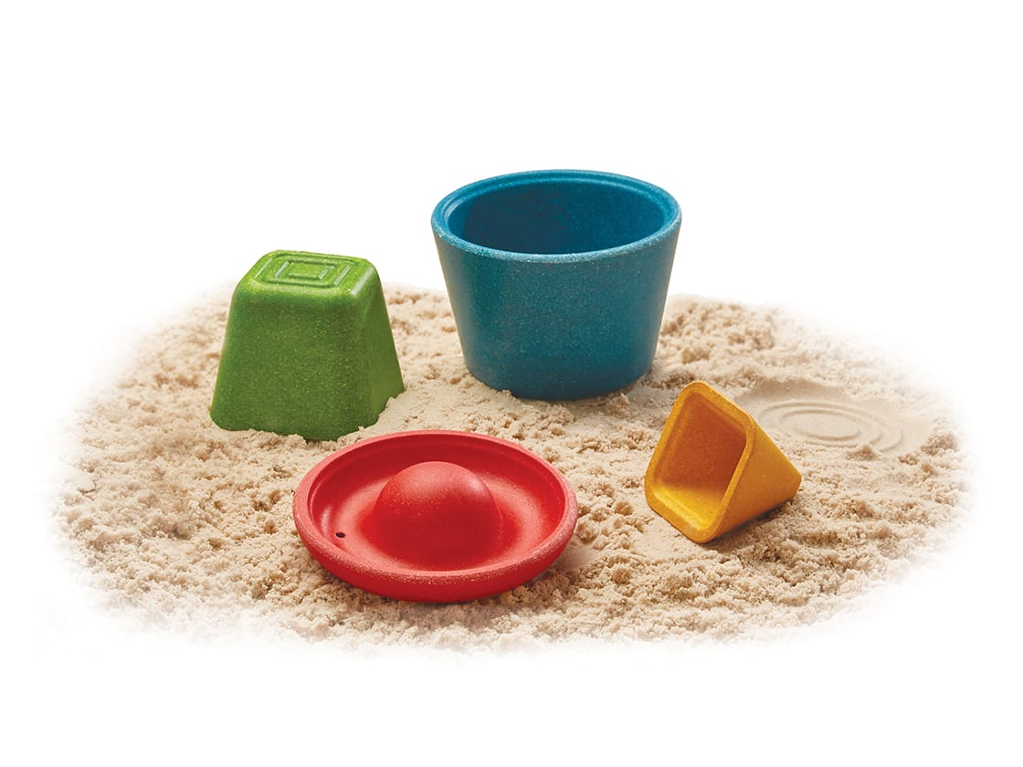 Ages 3+ Sustainably Made "Planwood" Tableware Set by Plan Toys 