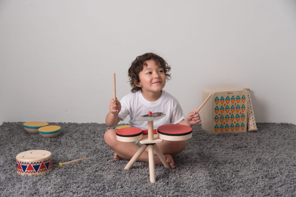 Musical Band | Drums/Cymbal/Guiro | 3yrs+ | PlanToys 6410