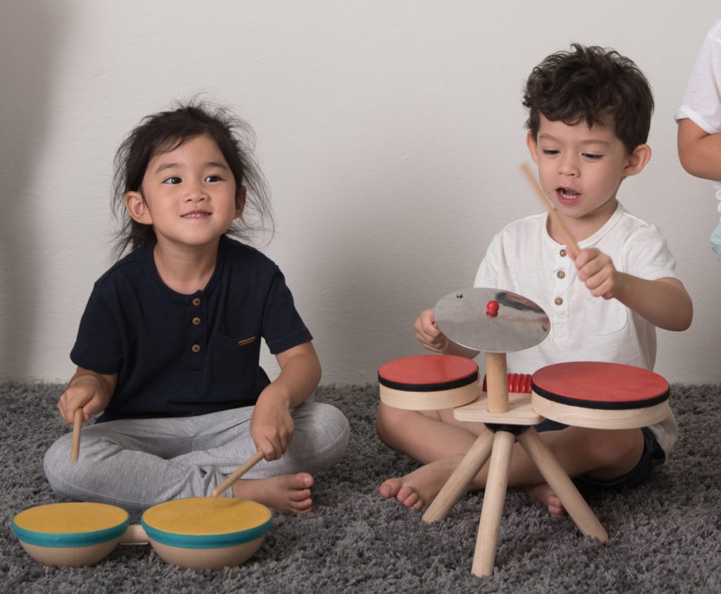 Double Drum | Music Play 3yrs+ | PlanToys 6425