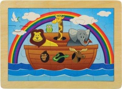 Noah's Ark Puzzle | Sustainable Toy | USA Made
