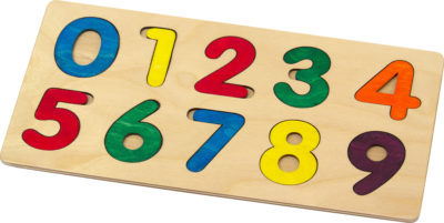 Wooden Numbers Puzzle | Sustainable Toy | USA Made