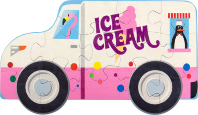 Ice Cream Truck Jigsaw Puzzle | Sustainable Toy | USA Made