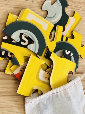 School Bus Jigsaw Puzzle | Sustainable Toy | USA Made