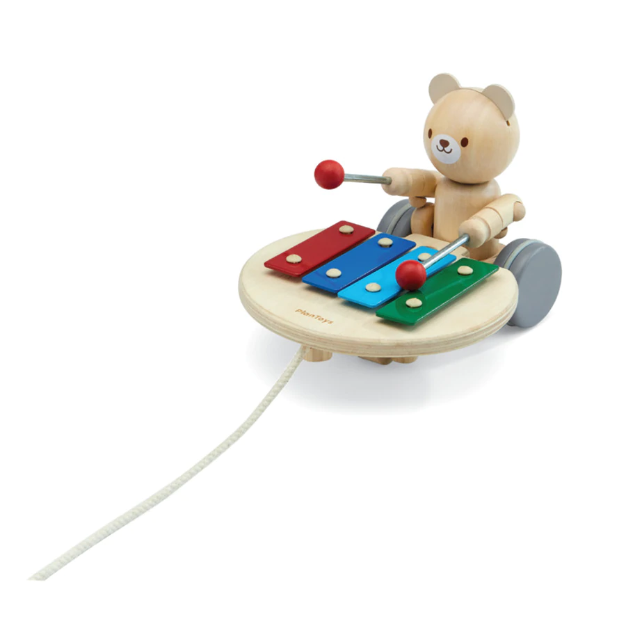 Pull-Along Musical Bear | Music Play | PlanToys 5271