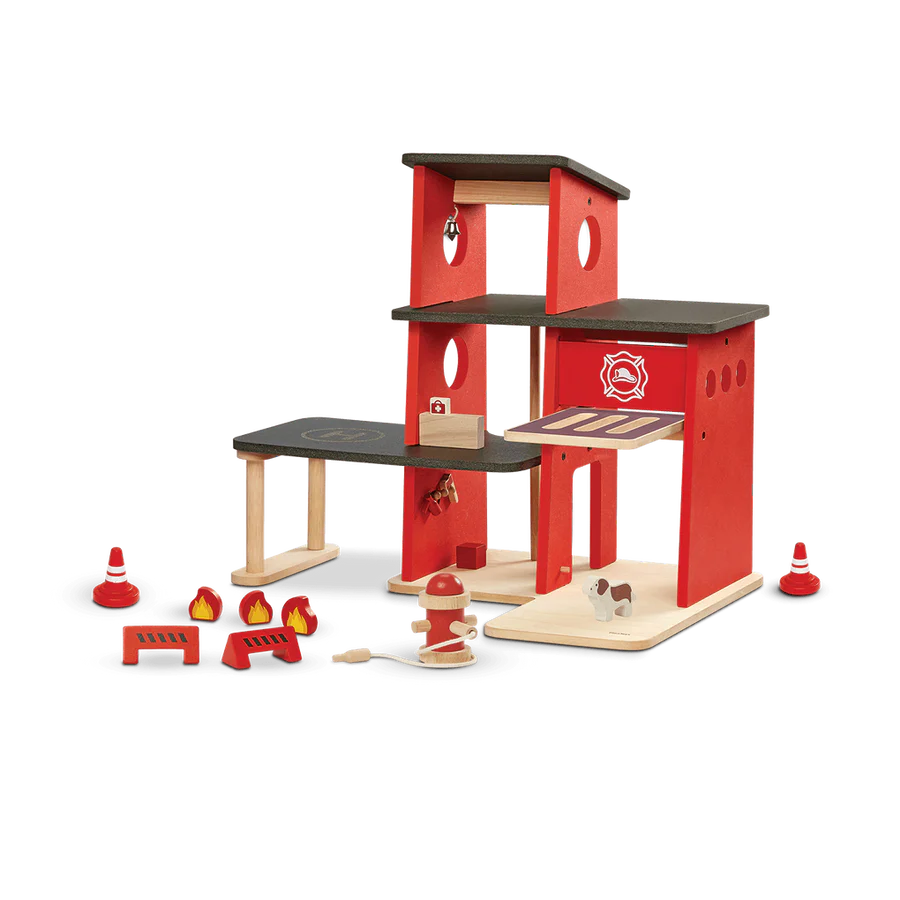 Wooden Fire Station | Pretend Play 