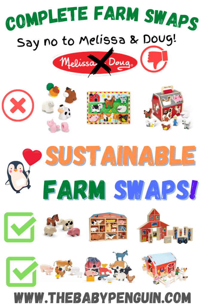 Melissa & Doug Farm Animal Figure Swaps | Sustainable Toys