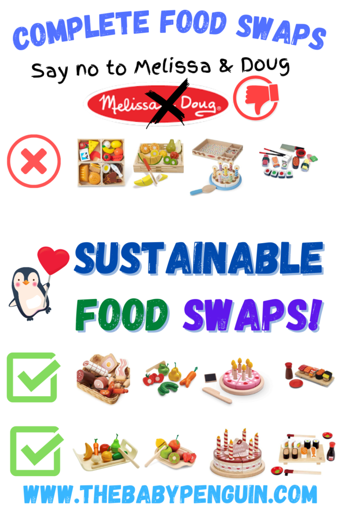 Melissa & Doug Play Food Swaps | Sustainable Toy Swaps