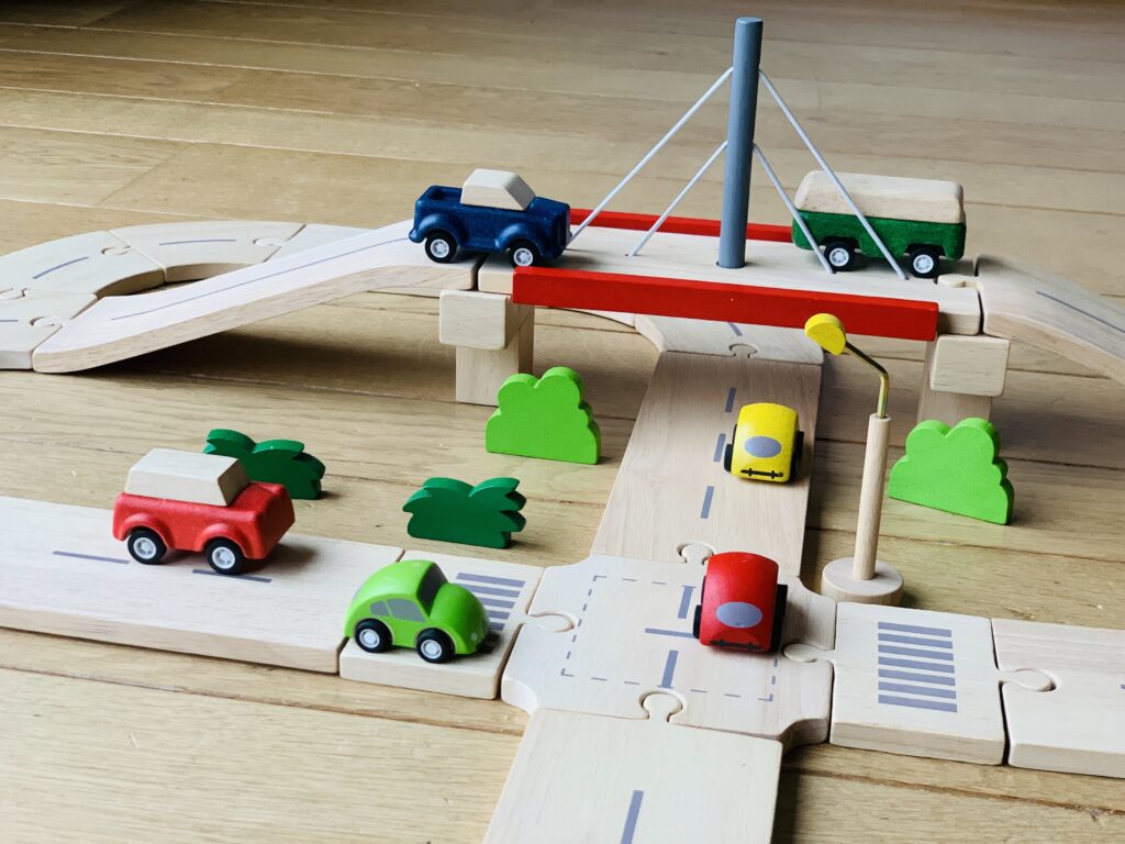 Wooden Road System | Small World | PlanToys 6208
