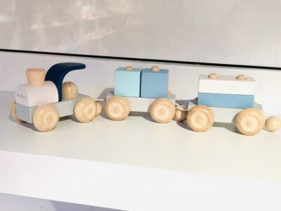 Stacking Train Trio – Orchard Collection | PlanToys 5738 | 12m+