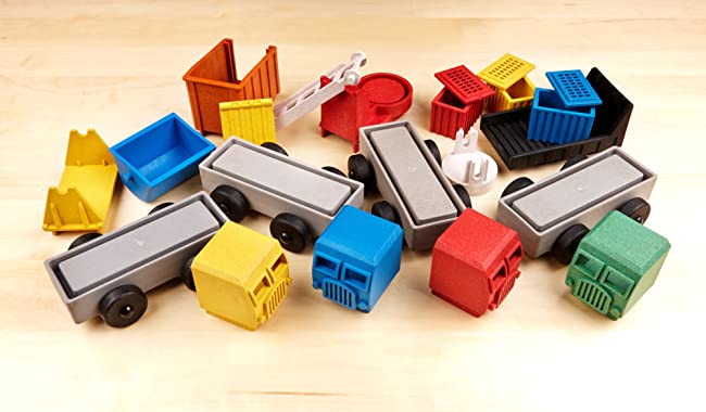 Luke's Toy Factory Trucks are made to fit young hands, with a little "wiggle room" so that kids are not frustrated.