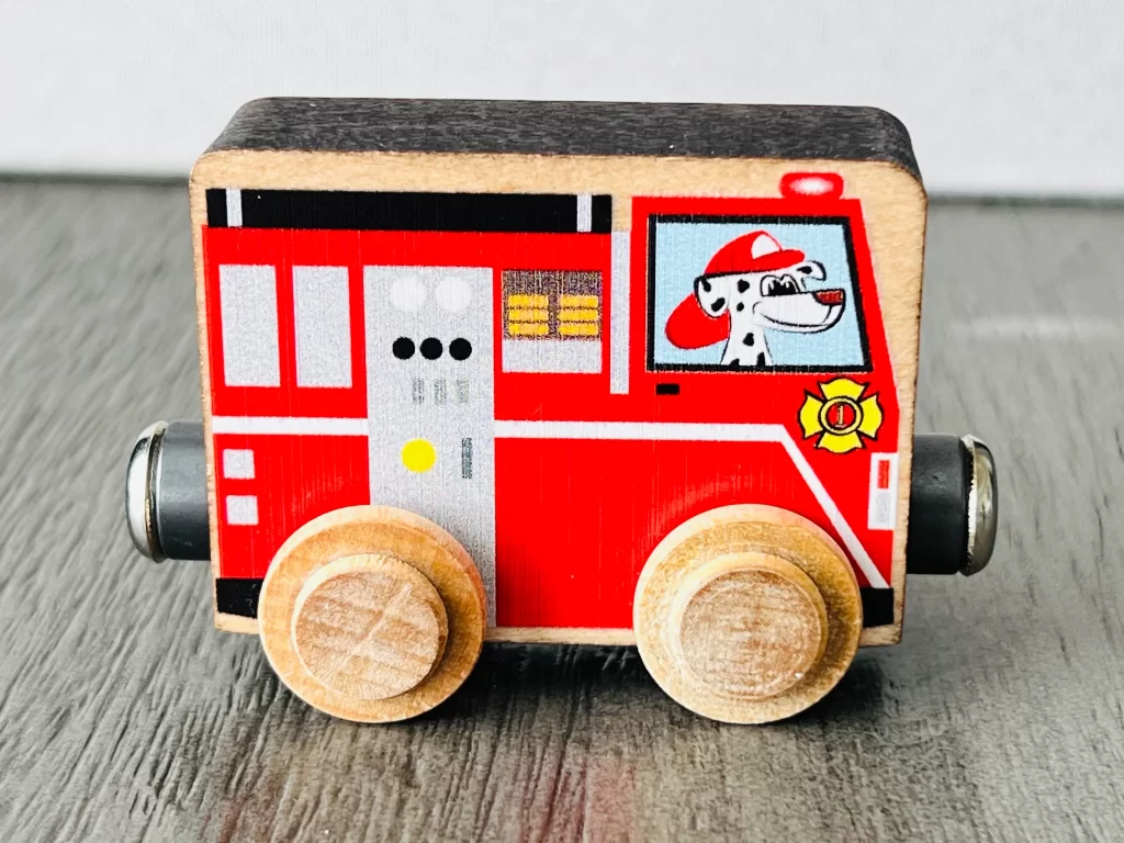 NameTrains Fire Truck - Made in USA Trains