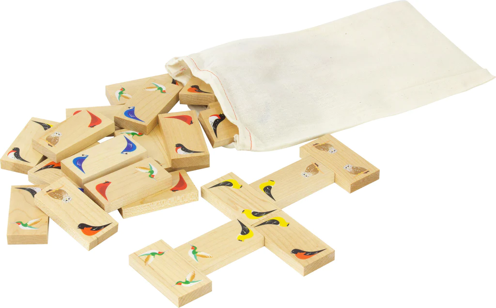 Bird Dominoes | Made in USA | Wooden Board Games 