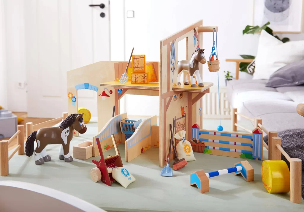 Little Friends Happy Horse Riding Stable - HABA Pretend Play