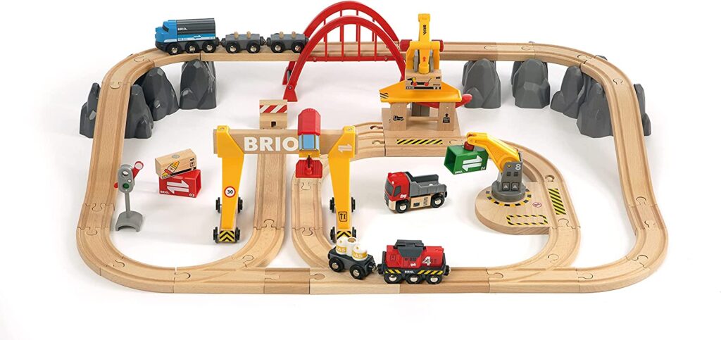 BRIO Cargo Railway Deluxe Set 33097 | Wooden Toy Train Set | Complete Review