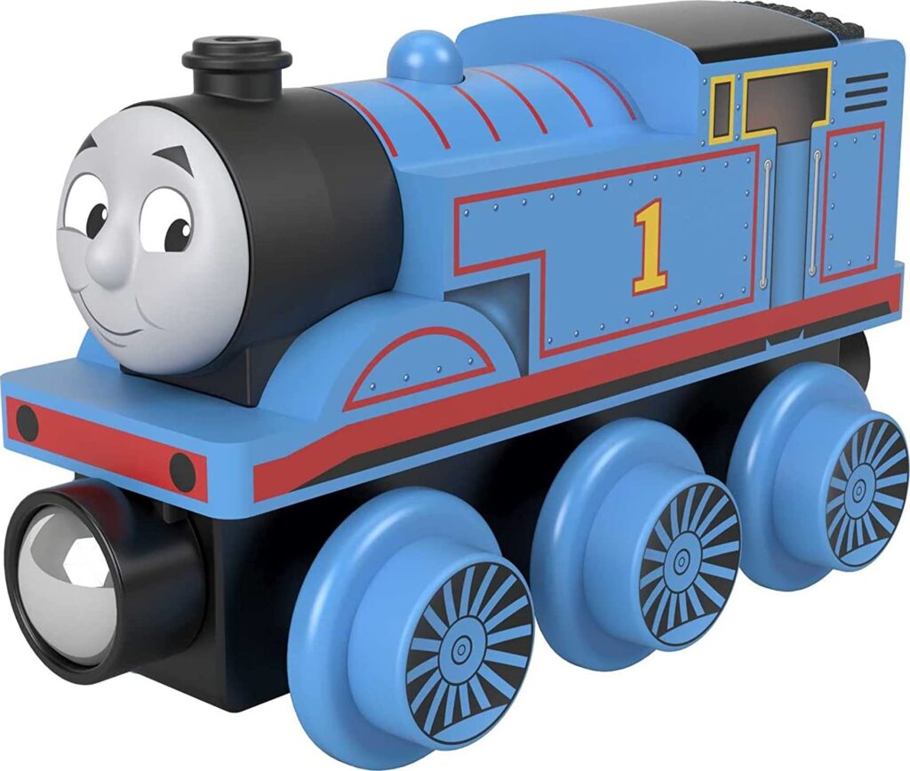 Fisher-Price Thomas and Friends Push-Along Toy Train for Toddlers and Preschool Kids, Wooden Railway ​