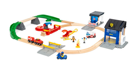 Rescue Team Train Set 36025 | BRIO WORLD | NEW Wooden Toy Train Set | Review