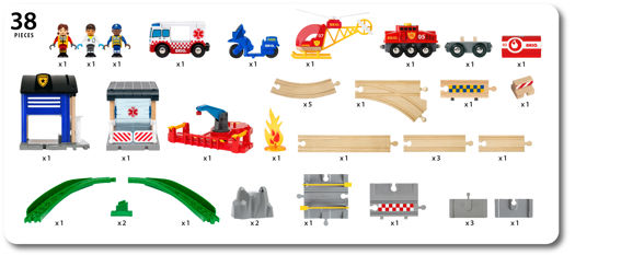 BRIO Rescue Team Train Set 36025 | BRIO WORLD | NEW Wooden Toy Train Set | Review