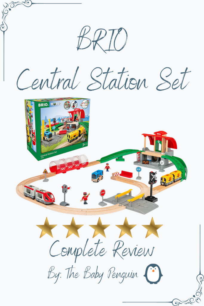 BRIO Central Station Set 33989 BRIO WORLD Wooden Toy Train Set Review