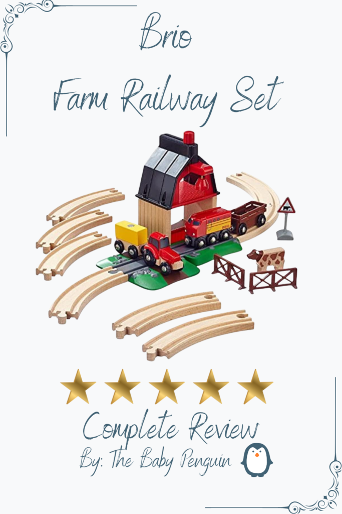 BRIO Farm Railway Set 33719 BRIO WORLD Wooden Toy Train Set Review