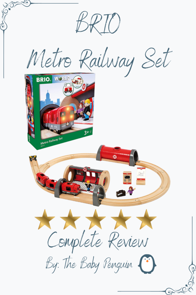 BRIO Metro Railway Set 33513 BRIO WORLD Wooden Toy Train Set Review