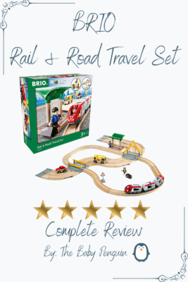 BRIO Rail & Road Travel Set 33209 BRIO WORLD Wooden Toy Train Set Review