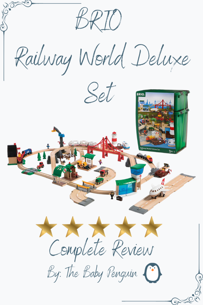 BRIO Railway World Deluxe Set 33766 BRIO WORLD Wooden Toy Train Set Review
