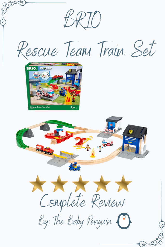 BRIO Rescue Team Train Set 36025 BRIO WORLD NEW Wooden Toy Train Set Review