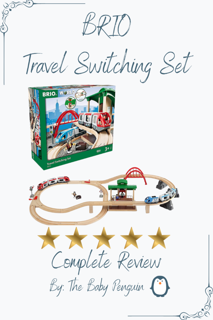BRIO Travel Switching Set 33512 BRIO WORLD Wooden Toy Train Set Review