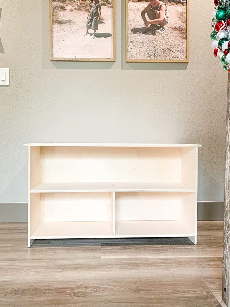 Bush Acres Montessori Toyshelf with Hidden Storage – Toddler Toy Shelf - Montessori Wooden Furniture