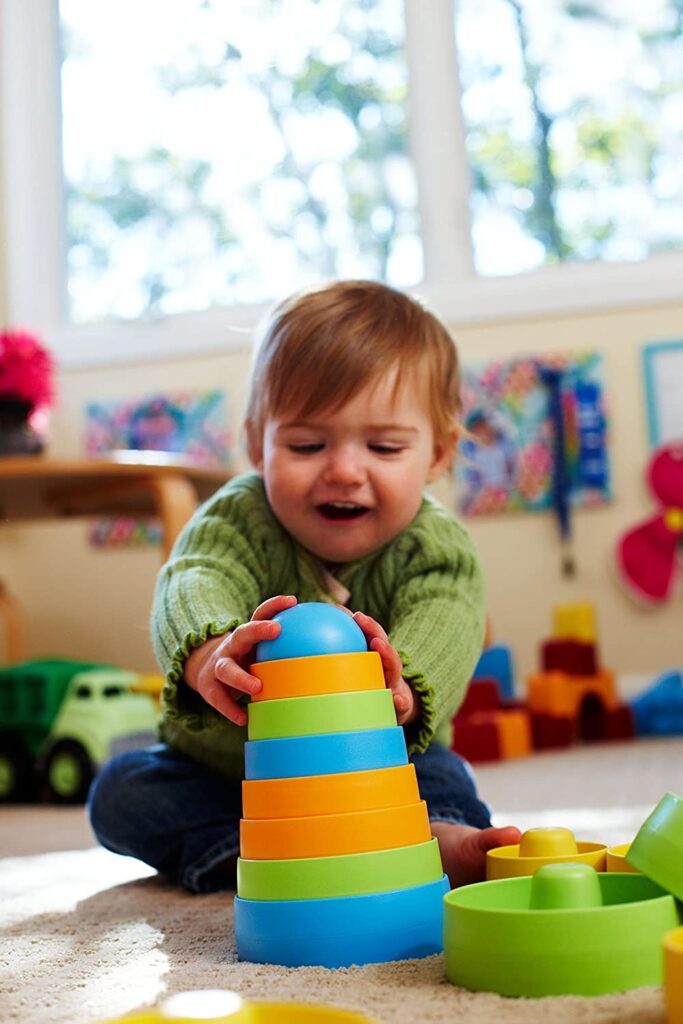 Green Toys My First Stacker, Colors May Vary