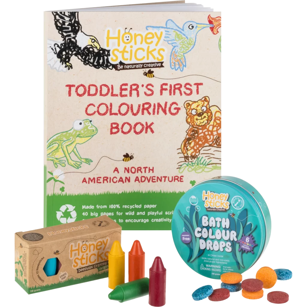 From Land to Sea Coloring Set by Honeysticks USA