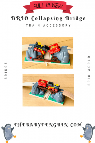 BRIO World - 33391 Collapsing Bridge | 3 Piece Toy Train Accessory