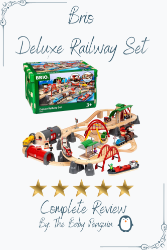 Brio Deluxe Railway Set 33052 BRIO WORLD Wooden Toy Train Set Review